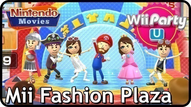 'Wii Party U - Mii Fashion Plaza (4 Players) Mario/Roman/Pirate/Cave/Rock-Star outfits'