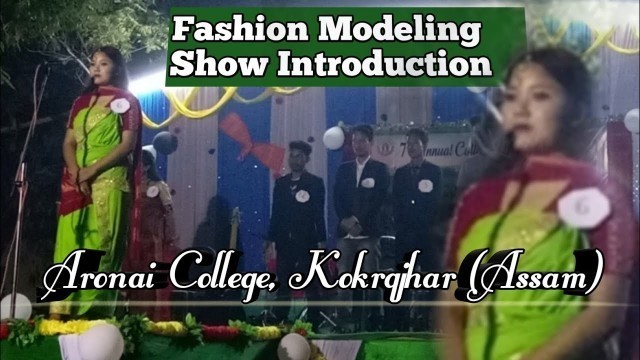 'Fashion Modeiing Show Introduction || Aronai College, Kokrajhar (Assam)  New Bodo HD Video 2021'