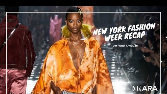 'TOM FORD | New York Fashion Week Fall/Winter 2020 RECAP | MiKARA REID'