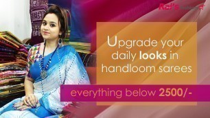 'Upgrade Your Daily Looks In Handloom Sarees (16th November) - 14ND'