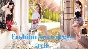 'Fashion nova dress style 2020'