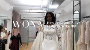 '[New York City Peoples] WONA concept | New York Bridal Fashion Week 2020 | 뉴욕 브라이덜 패션위크 콜렉션 | 웨딩드레스'