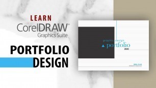 'Portfolio Design | Graphic Designer Portfolio | Resume Showcase #Portfolidesign #colredrawX7'