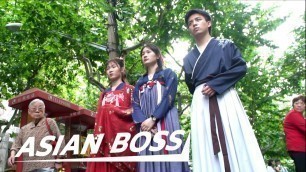 Would You Wear Traditional Chinese Clothes In Public? [Social Experiment] | ASIAN BOSS
