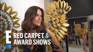'Alessandra Ambrosio Shows Off 2016 VS Fashion Show Outfit | E! Red Carpet & Award Shows'