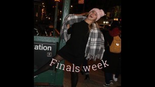 'Finals week at the Fashion Institute of Technology'