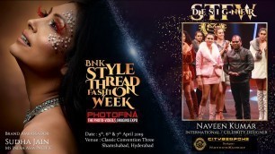 'Samhita Vinya | Super Model  | Showstopper | Forever Naveen Kumar | Style Thread Fashion Week'