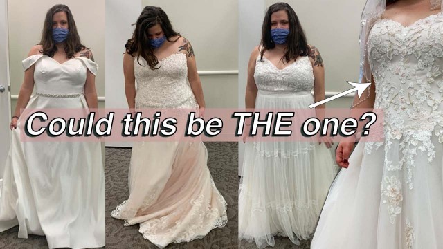 'Shopping for My Wedding Dress | Plus Size David’s Bridal 2020 | Steph Shows Up'