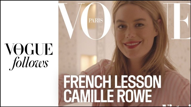 'The sexiest French lesson with Camille Rowe for Victoria\'s Secret | VOGUE PARIS'