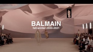 'FASHION SHOW/ le défilé Balmain homme automne-hiver 2020-2021 | Numéro'