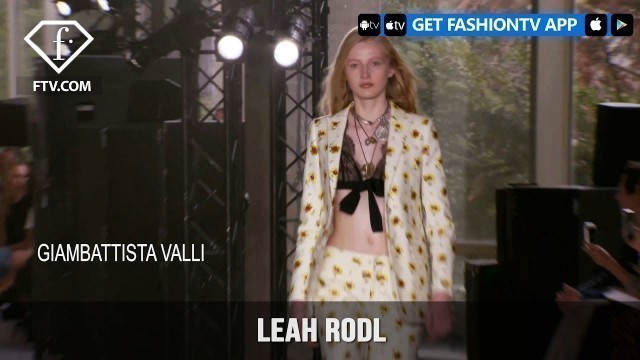 'Leah Rodl Top Faces German-American Fashion Model Spring 2018 | FashionTV | FTV'