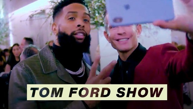 'Behind the Scenes with Odell Beckham Jr. at the Tom Ford Fashion Show'