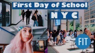 'first day of school (junior year) // Fashion Institute of Technology'