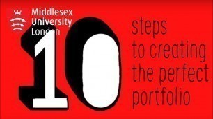 '10 steps to creating your Art & Design portfolio'