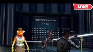'Fashion show hosten, Fortnite NL/BE live'