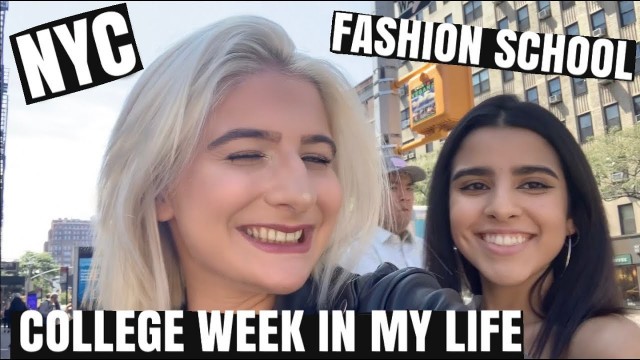 'COLLEGE WEEK IN MY LIFE | Fashion Institute of Technology FIRST WEEK | NYC 2019'