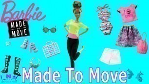 'Barbie Made To Move Yellow Top Review! (+ Clothes & Accessories)'