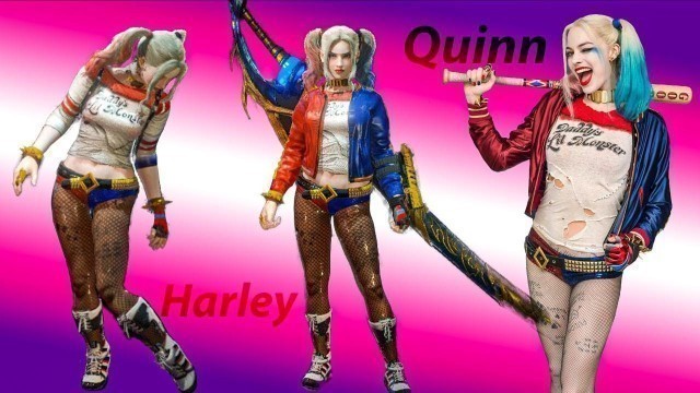'Monster Hunter World : Armour and Clothing Mods - Harley Quinn Outfit'