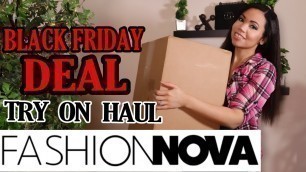 'Fashion Nova Haul | Tryon Haul from the FN Black Friday BOGO deal.'