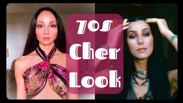'CHER | 70s Glam Hair & Makeup Tutorial | 1970s Makeup | 1970s Fashion | 1970s Inspiration'