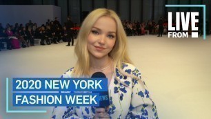 'Dove Cameron Picks Top Trends From NYFW 2020 | NYFW | E! Red Carpet & Award Shows'