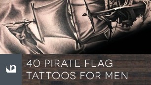 '40 Pirate Flag Tattoos For Men'