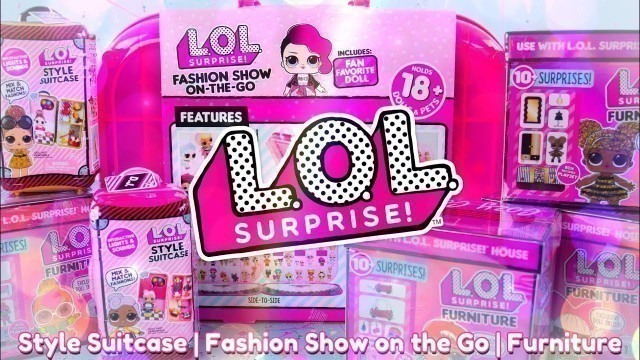 'Unbox Daily: LOL Surprise Haul - Style Suitcase | Fashion Show on the go & more'