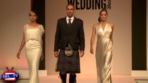 'Catwalk fashion at the National Wedding Show, Earl\'s Court'