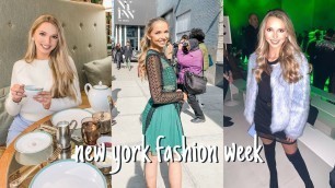 'attending my first new york fashion week | NYFW VLOG'