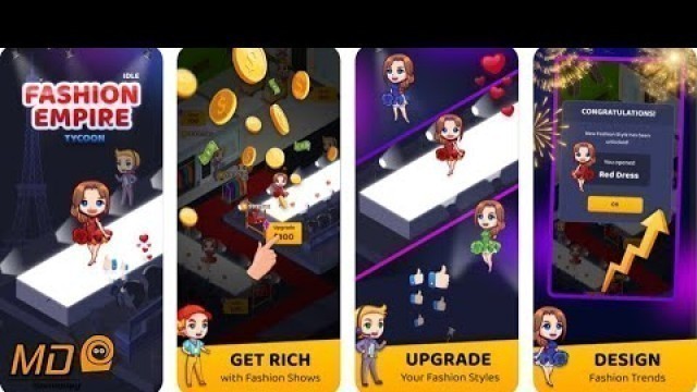 'Fashion Empire Tycoon - Idle - Gameplay IOS & Android'