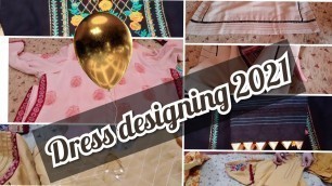 'winter dress designing 2021#how design your dresses#stitching ideas# Pakistani dress designing'