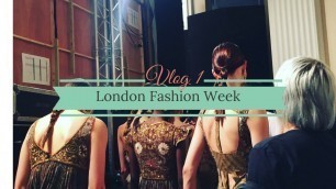 'London Fashion Week! Vlog 1: Backstage at Rocky Star!'
