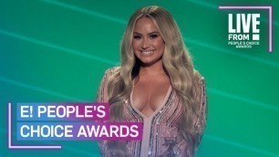 'Demi Lovato\'s 2020 People\'s Choice Awards Opening Monologue | E! People’s Choice Awards'