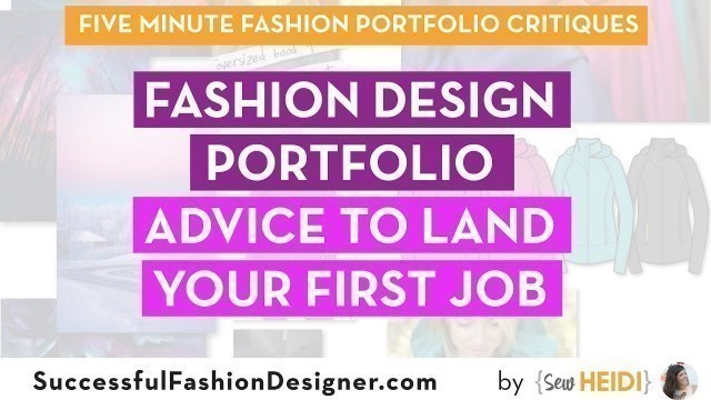 'Fashion Design Portfolio: Advice to Land Your First Job'