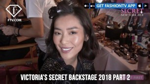 'Liu Wen Backstage Victoria\'s Secret Fashion Show 2018 | FashionTV | FTV'