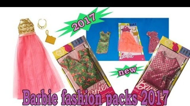 'Barbie fashion packs 2017'