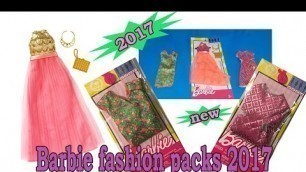 'Barbie fashion packs 2017'