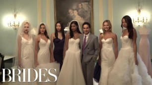'Zac Posen Shows Off His New Wedding Dress Collection, and It\'s AMAZING | BRIDES'