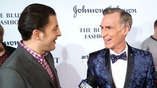 'Bill Nye at the Blue Jacket Fashion Show with Arthur Kade'