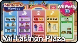 'Wii Party U: Mii Fashion Plaza (2 players, Pirate/Soldier/Mario/Rockstar/Cave Outfits)'