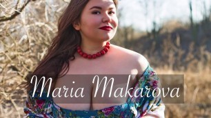 'Russian Plus Size Fashion with Maria Makarova'