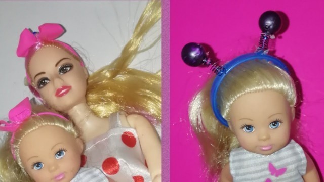 '24 DIY Barbie hair accessories | mini hair accessories | miniature'