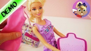 'Ako vyrobiť ŠATY pre BARBIE | Sada FASHION DESIGNER od Mattela | Barbie šaty DIY | Módne návrhy'