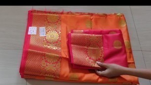 'Silk Saree Blouse Gala Design Cutting and Stitching'