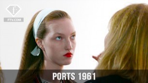 'London Fashion Week Fall/WItner 2017-18 - Ports 1961 Make Up | FashionTV'