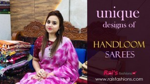 'Unique Designs Of Handloom Sarees (16th February) - 13FN'