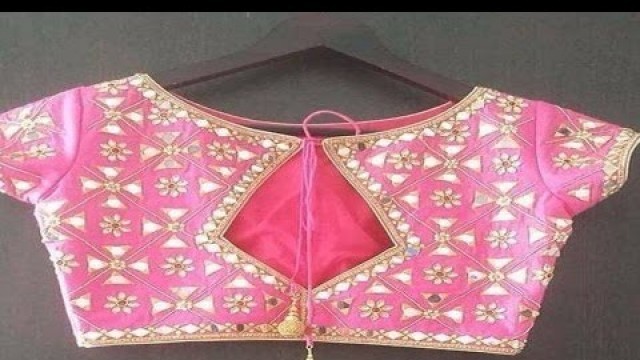 'Blouse Designs For Fancy Sarees | Exclusive And Trendy'