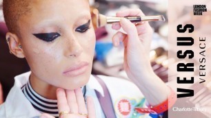 'Behind the scenes: Versus By Versace Makeup for London Fashion Week | Charlotte Tilbury'
