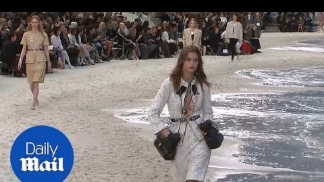 'Chanel\'s SS19 \'By The Sea\' themed show during Paris Fashion Week'