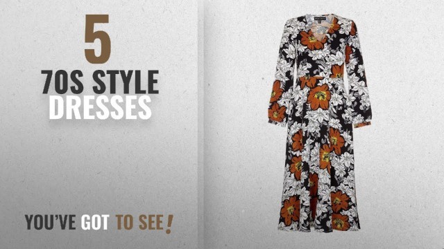 'Top 10 70S Style Dresses [2018]: Mela London Womens/Ladies 70s Style Maxi Dress'